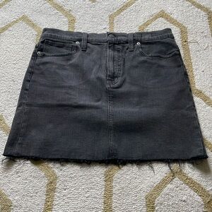 Black Madewell Denim Skirt, Sz. 29